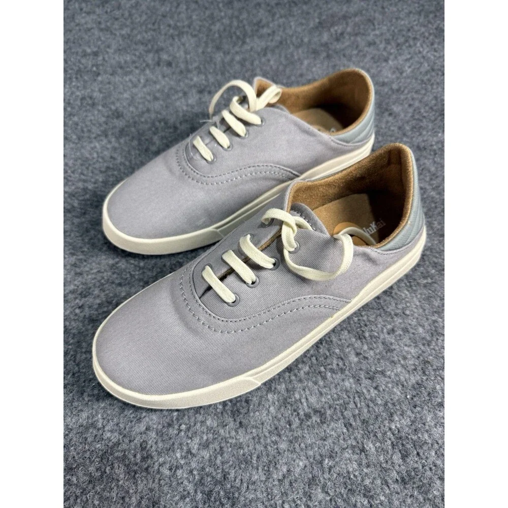 OluKai Kohu Women’s Sneakers – Mist Grey – Size 7 – Lightweight Canvas – NWOT
